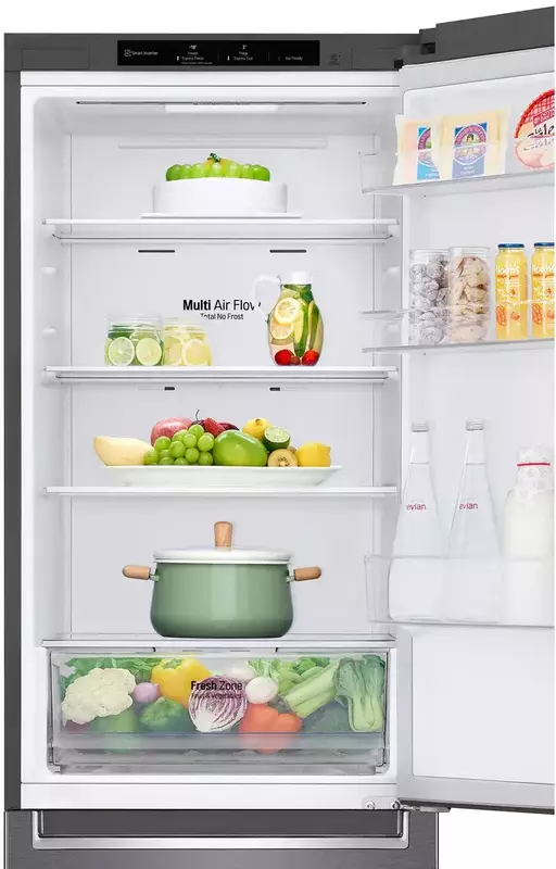 Двокамерний холодильник LG GC-B459SLCL фото