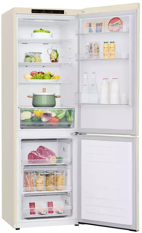 Двокамерний холодильник LG GC-B459SECL фото