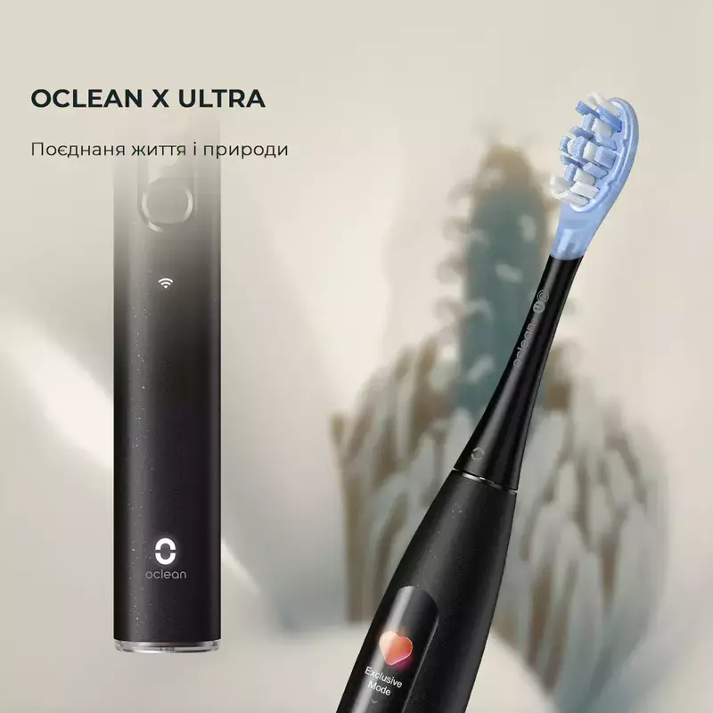 Електрична зубна щітка Oclean X Ultra Set Electric Toothbrush (Black) фото