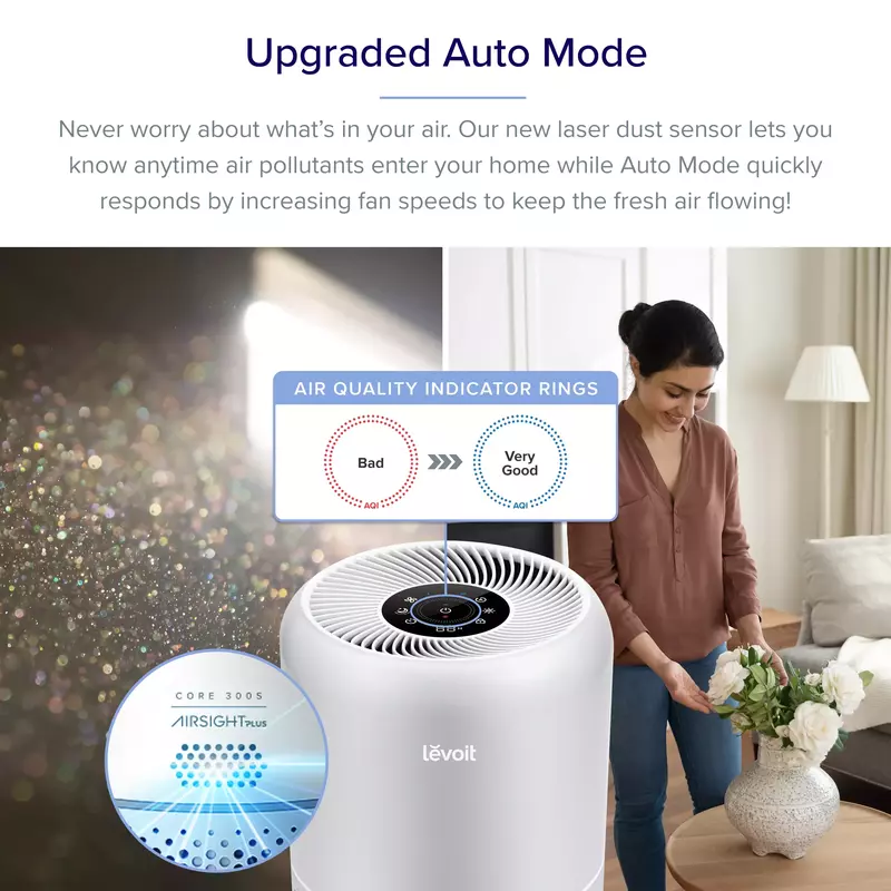 Очищувач повітря Levoit Smart Air Purifier Core 300S Plus - фото - №3