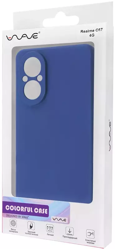 Чохол для Realme C67 4G WAVE Colorful Case (blue) фото