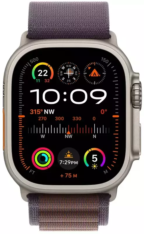 Ремінець для годинника Apple Watch 49mm Indigo Alpine Loop - Small (MT5N3ZM/A) фото