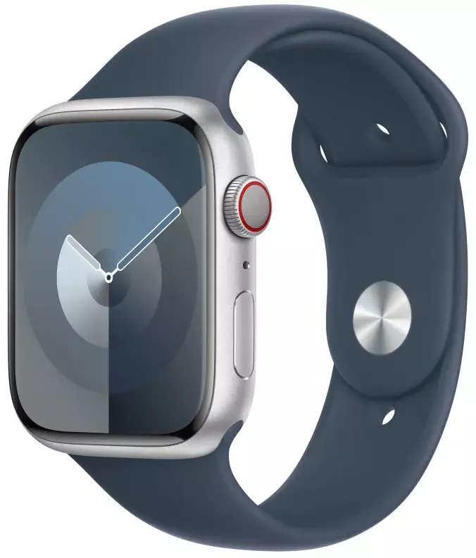 Ремінець для годинника Apple Watch 45mm Storm Blue Sport Band - S/M (MT3Q3ZM/A) фото