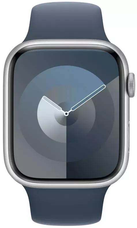 Ремінець для годинника Apple Watch 45mm Storm Blue Sport Band - S/M (MT3Q3ZM/A) фото