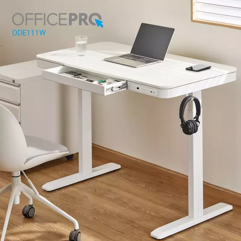 Комп'ютерний стіл OfficePro ODE111W фото