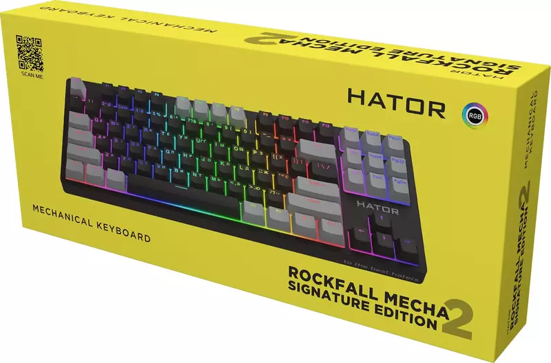 Ігрова клавіатура HATOR Rockfall 2 Mecha Signature Edition (HTK-520-BBG) фото