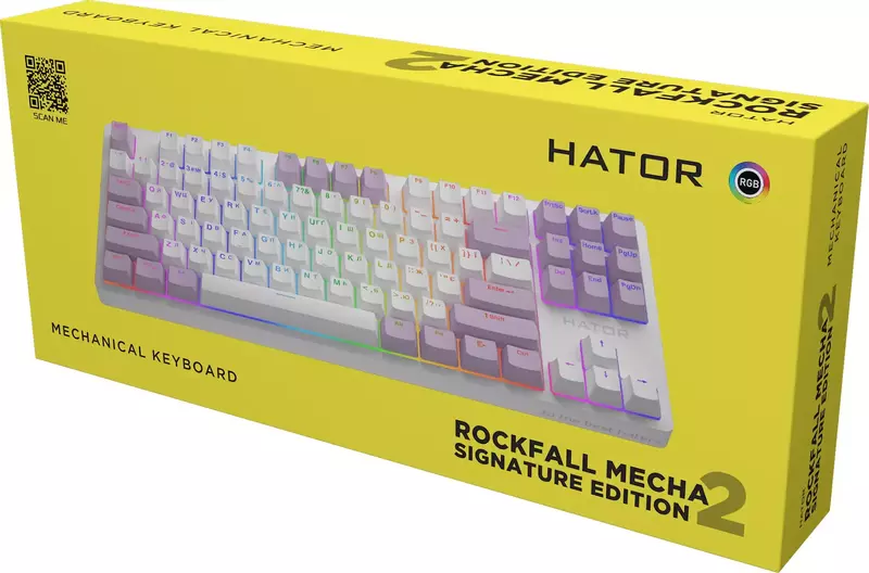 Ігрова клавіатура HATOR Rockfall 2 Mecha Signature Edition (HTK-521-WWL) фото