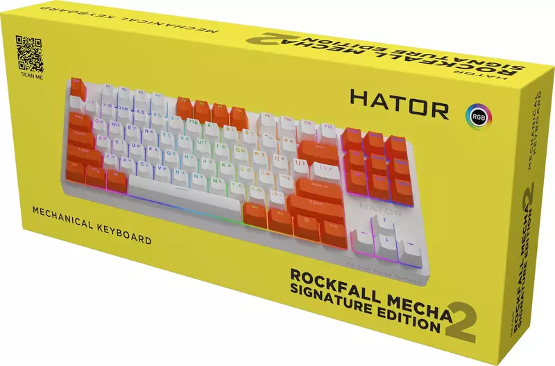 Ігрова клавіатура HATOR Rockfall 2 Mecha Signature Edition (HTK-521-WWO) фото
