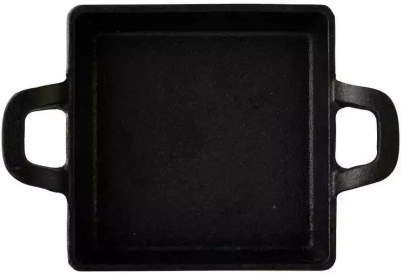Чавунна сковорідка з сервер. дошкою MasterPro Cook&share, 13,6 см, квадратна (BGMP-3805-4) - фото - №3