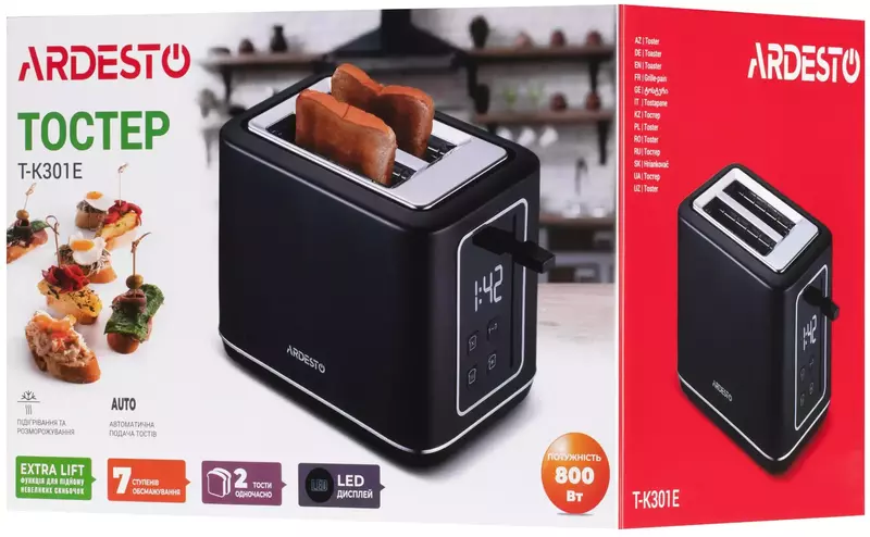 Тостер Ardesto Elegance T-K301E - фото - №15