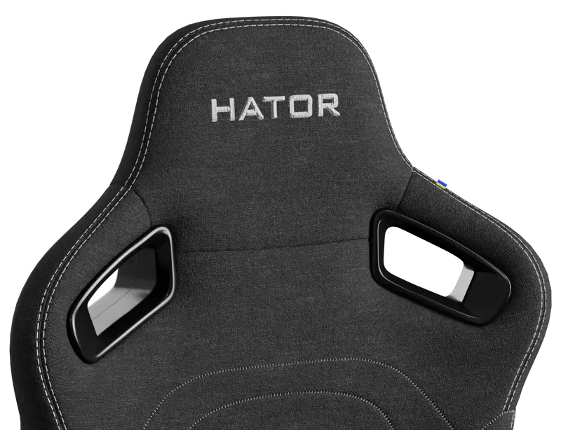 Ігрове крісло HATOR Arc Fabric (Jet Black) HTC-982 фото