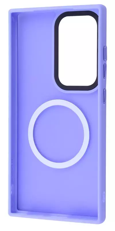 Чохол для Samsung Galaxy S24 Ultra WAVE Matte Insane Case with MagSafe (light purple) - фото - №1