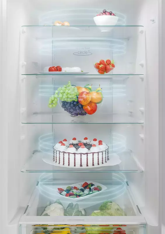 Холодильник з морозильною камерою Candy CCE4T620EWU фото