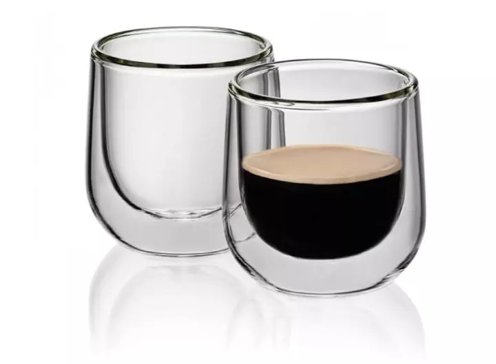 Набір склянок для еспресо з подвійними стінками KELA Fontana, 60 мл, 2 шт (12403) фото