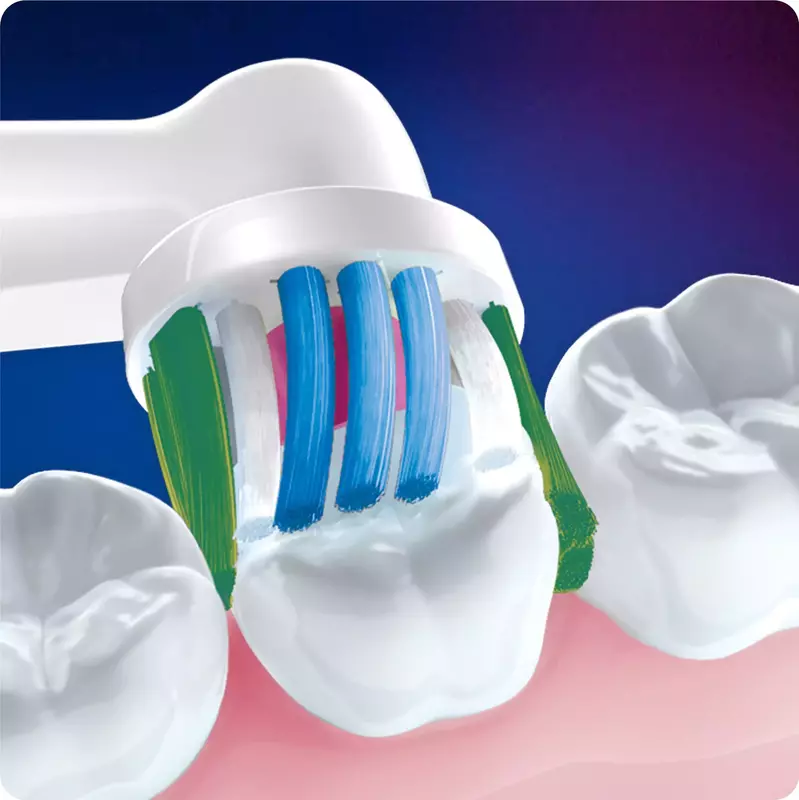 Змінні насадки до зубної щітки ORAL-B 3D White 2 шт (8006540847183) фото