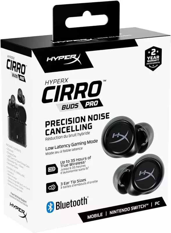 Гарнітура ігрова HyperX Cirro Buds Pro (Black) 727A5AA фото