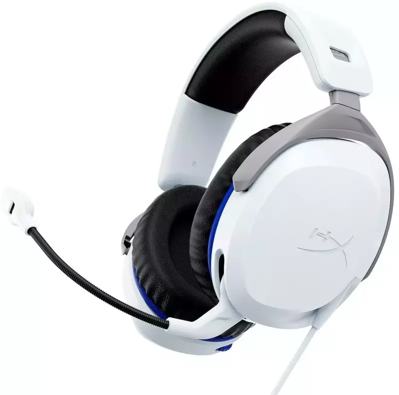 Гарнитура игровая HyperX Cloud Stinger 2 PS4/PS5 mini-jack (White Blue) 75X29AA фото