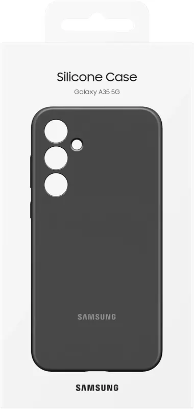 Чехол для Samsung A35 Silicone Case Black (EF-PA356TBEGWW) фото