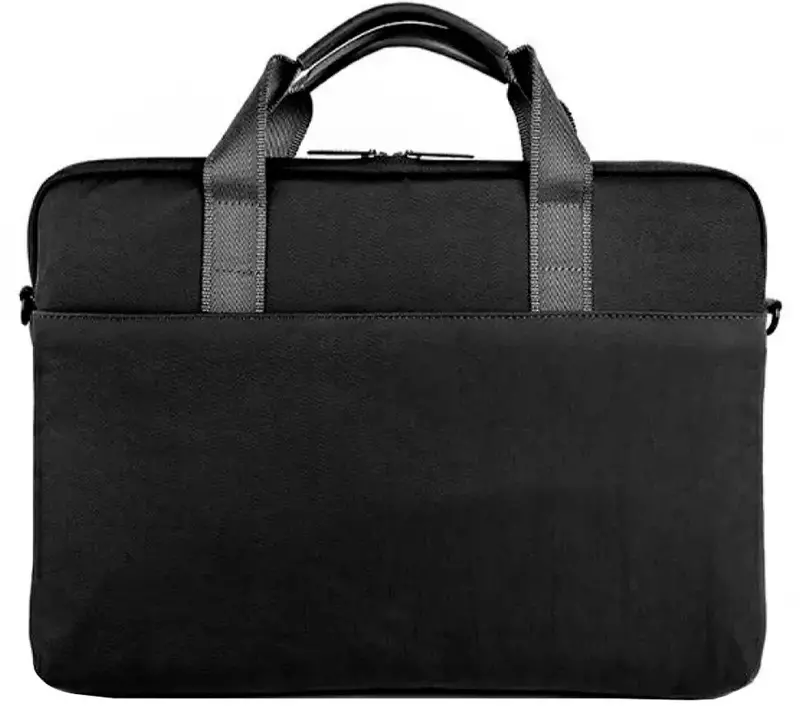 Cумка для ноутбука UNIQ STOCKHOLM PROTECTIVE NYLON MESSENGER BAG (UP TO 16) - MIDNIGHT BLACK (UNIQ-STOCKHOLM(16)-MNBLACK) - фото - №1