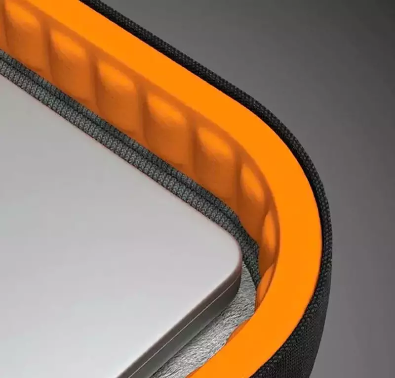 Cумка для ноутбука UNIQ STOCKHOLM PROTECTIVE NYLON MESSENGER BAG (UP TO 16) - MIDNIGHT BLACK (UNIQ-STOCKHOLM(16)-MNBLACK) - фото - №2