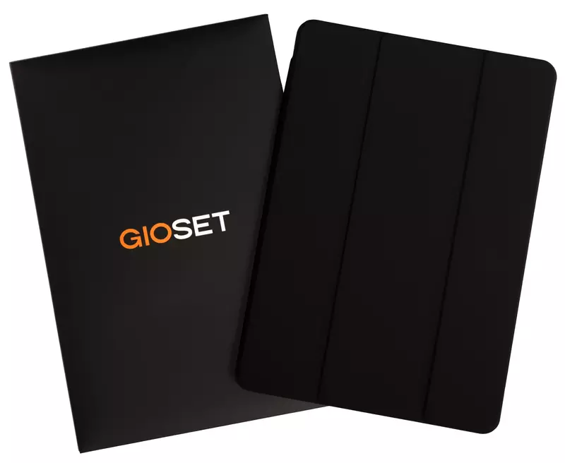 Комлект чехол + стекло для Samsung Tab S9 FE GIO SET (Black) - фото - №0