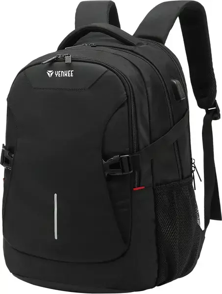 Рюкзак YENKEE 20L 15.6" FLASHPACKER YBB 1502 (Чорний) - фото - №0