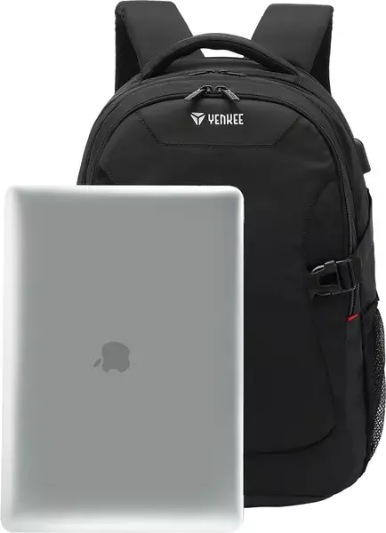 Рюкзак YENKEE 20L 15.6" FLASHPACKER YBB 1502 (Чорний) - фото - №2