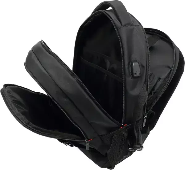 Рюкзак YENKEE 20L 15.6" FLASHPACKER YBB 1502 (Чорний) - фото - №5