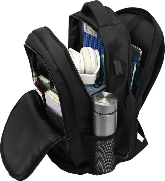 Рюкзак YENKEE 20L 15.6" FLASHPACKER YBB 1502 (Чорний) - фото - №6