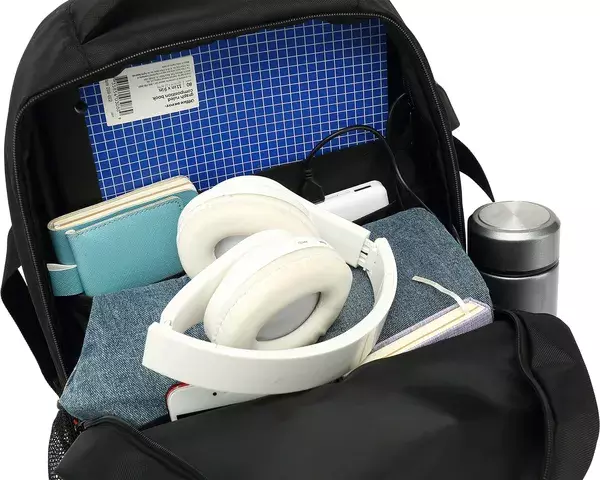 Рюкзак YENKEE 20L 15.6" FLASHPACKER YBB 1502 (Чорний) - фото - №19