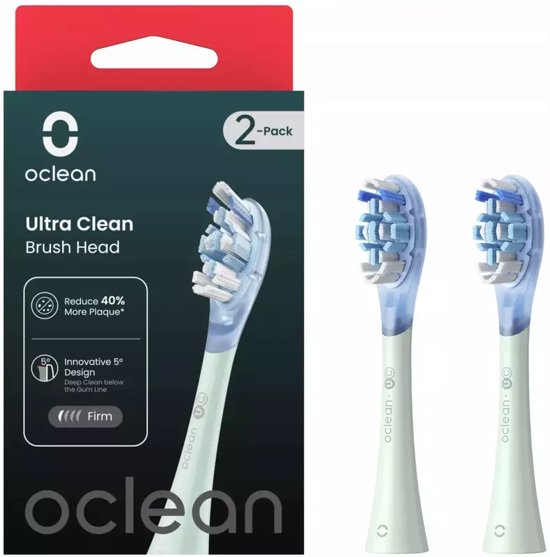 Насадка Oclean Ultra Clean Brush Head 2psc UC01 G02 Green фото