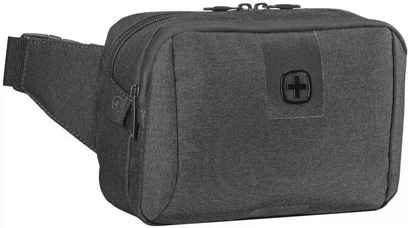 Сумка на пояс Wenger, MX ECO Waispack, антрацит - фото - №1
