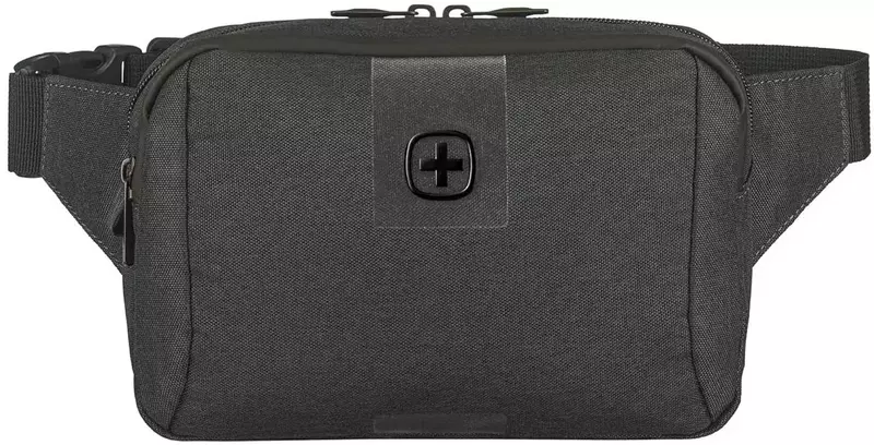 Сумка на пояс Wenger, MX ECO Waispack, антрацит - фото - №2