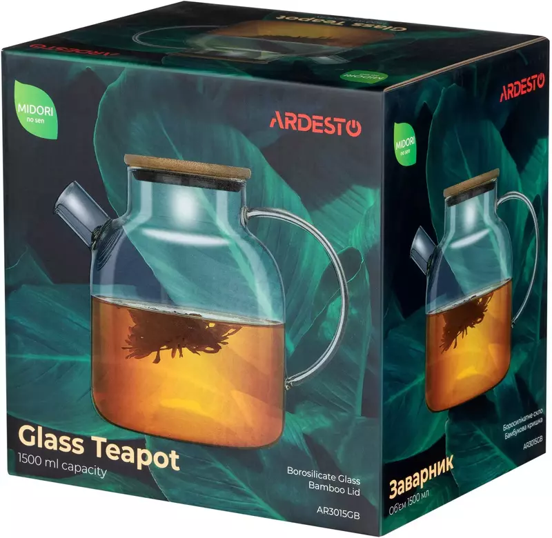 Чайник заварювальний Ardesto 1500 мл (AR3015GB) фото