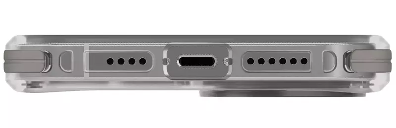 Чохол для Iphone 15 Pro UNIQ HYBRID MAGCLICK CHARGING COMBAT (AF) - FROST GREY (UNIQ-IP6.1P(2023)-COMAFMFGY) - фото - №4