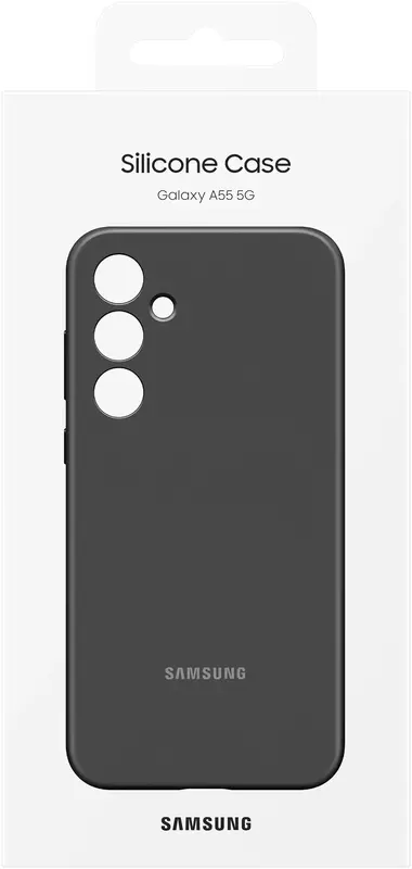 Чохол для Samsung A55 Silicone Case Black (EF-PA556TBEGWW) фото