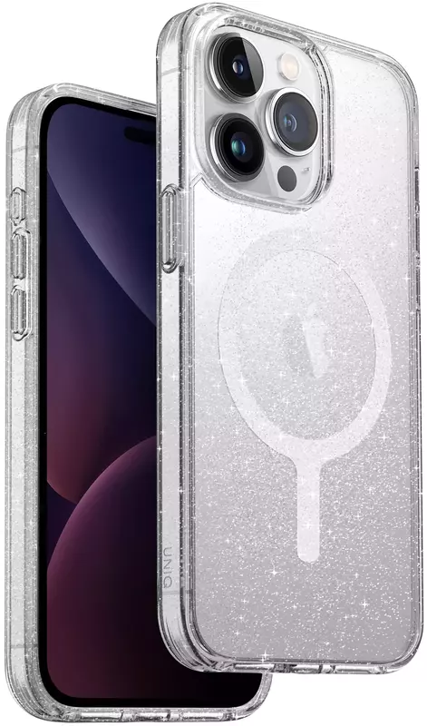 Чехол для Iphone 15 Pro UNIQ HYBRID MAGCLICK CHARGING LIFEPRO XTREME - TINSEL LUCENT (UNIQ-IP6.1P(2023)-LPRXMLUC) фото