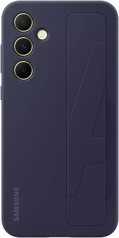 Чехол для Samsung A55 Standing Grip Case Black (EF-GA556TBEGWW) - фото - №0