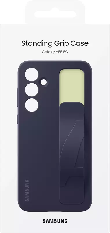 Чехол для Samsung A55 Standing Grip Case Black (EF-GA556TBEGWW) - фото - №6
