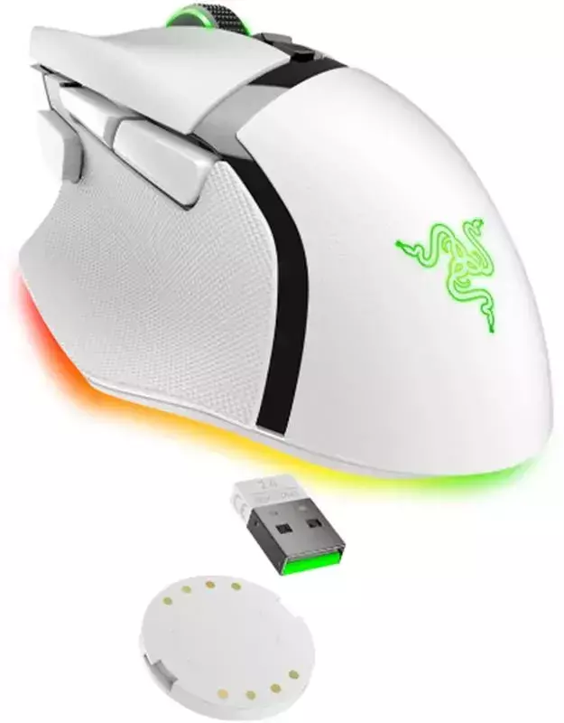 Ігрова миша Razer Basilisk V3 Pro White (RZ01-04620200-R3G1) - фото - №1