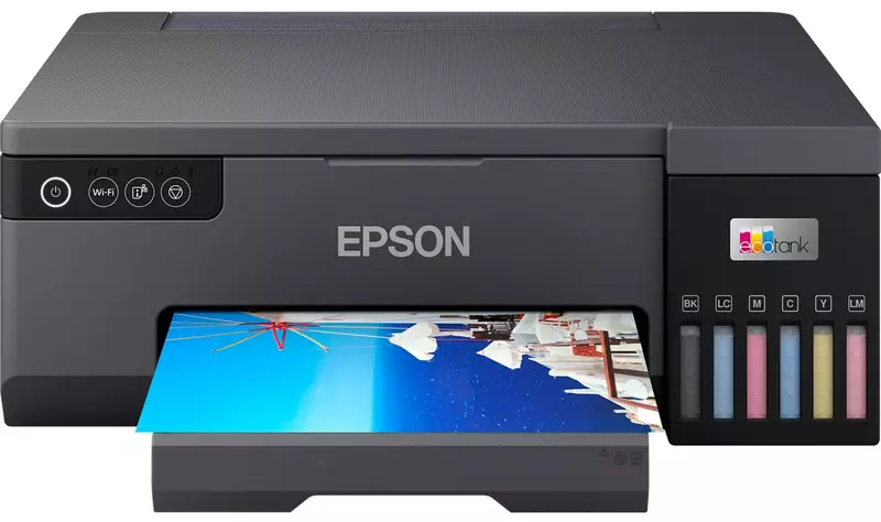 Принтер ink color A4 Epson EcoTank L8050 22_22 ppm USB Wi-Fi 6 inks (C11CK37403) фото