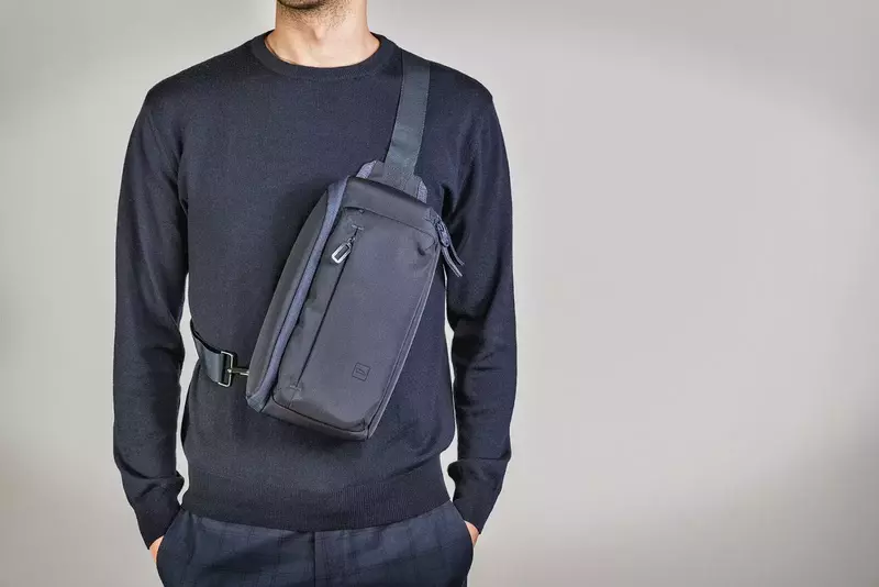 Сумка Tucano Astra crossbody, синяя фото