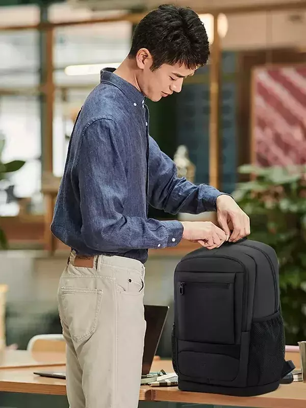 Рюкзак Xiaomi Ninetygo Large Capacity Business Travel Backpack Black фото
