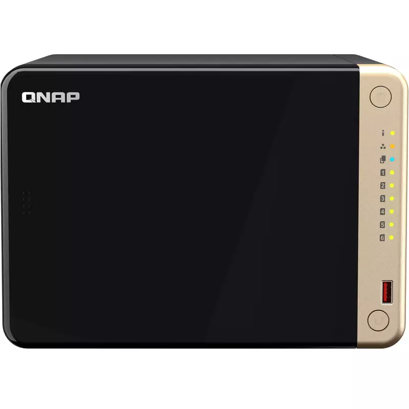 Мережеве сховище QNAP TS-664-8G (2.5GbE HDMI USB 3.2 Gen2) фото