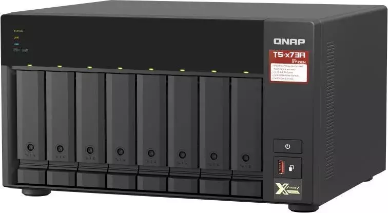 Мережеве сховище QNAP TS-873A-8G (2.5GbE USB 3.2 Gen2 QuTS hero) фото