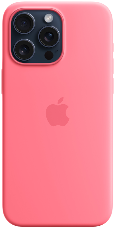 Чохол iPhone 15 Pro Max Silicone Case with MagSafe Pink (MWNN3ZM/A) фото
