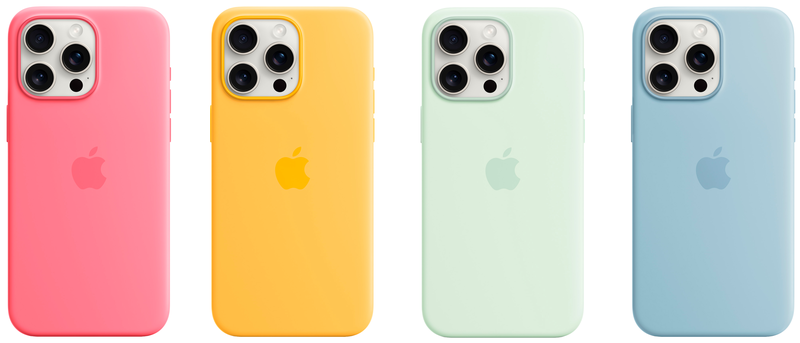 Чохол iPhone 15 Pro Max Silicone Case with MagSafe Soft Mint (MWNQ3ZM/A) - фото - №4