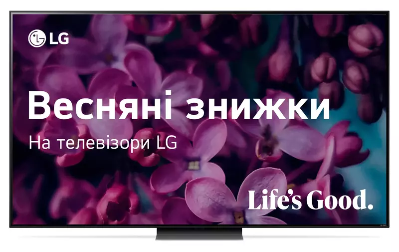 Телевізор LG 65" QNED 4K UHD Smart TV (65QNED816RE) фото