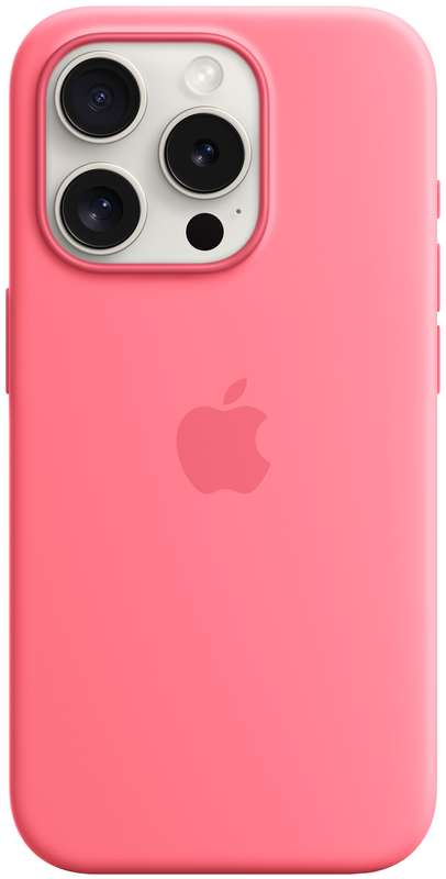 Чохол iPhone 15 Pro Silicone Case with MagSafe Pink (MWNJ3ZM/A) фото