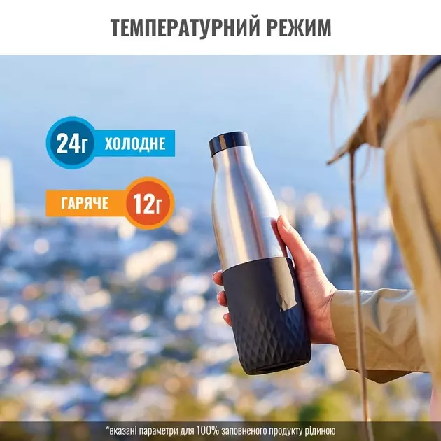Термобутылка Tefal Bludrop soft touch, 500мл (N3110510) - фото - №7